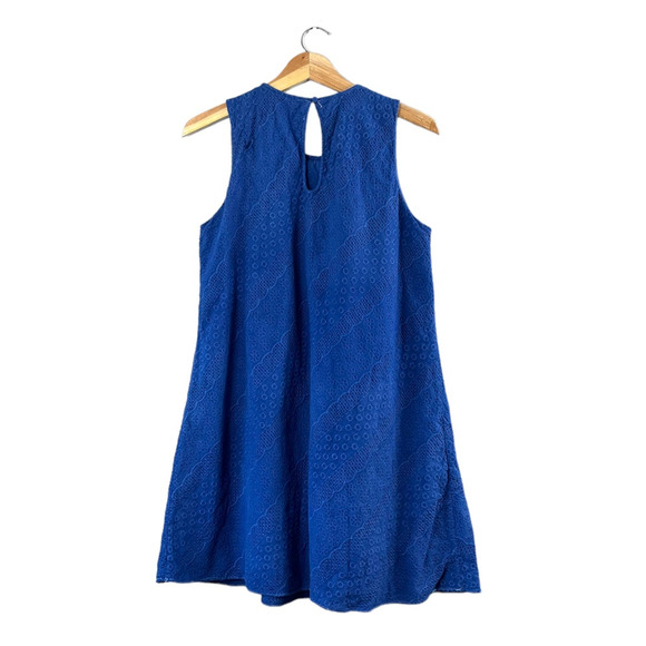 Blue Lace Calvin Klein A-Line Dress 12 - Picture 2 of 6